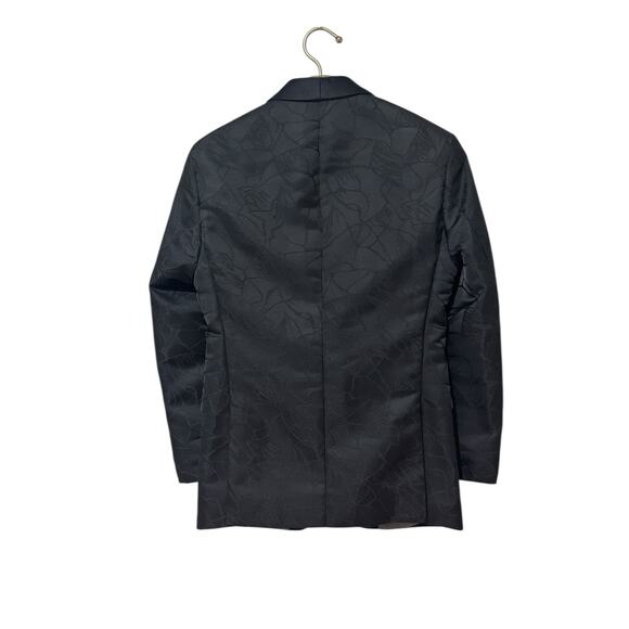 Maenza Black Jacquard Tux Dinner Jacket XS 34 - Picture 2 of 6